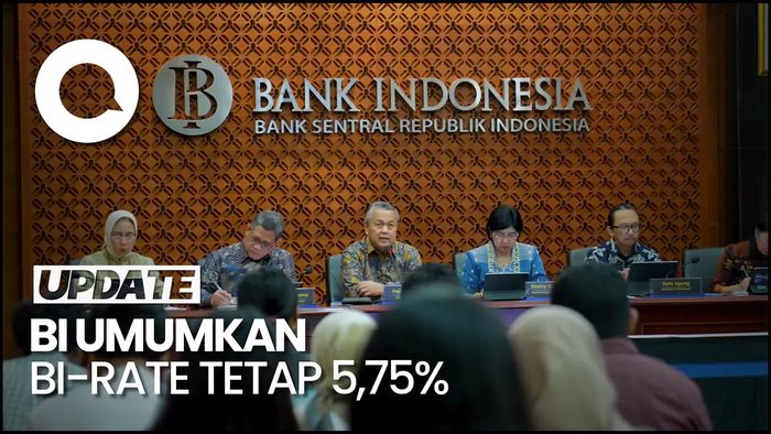Bank Indonesia Umumkan BI-Rate Tetap 5,75%